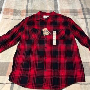 Plaid flannel shirt